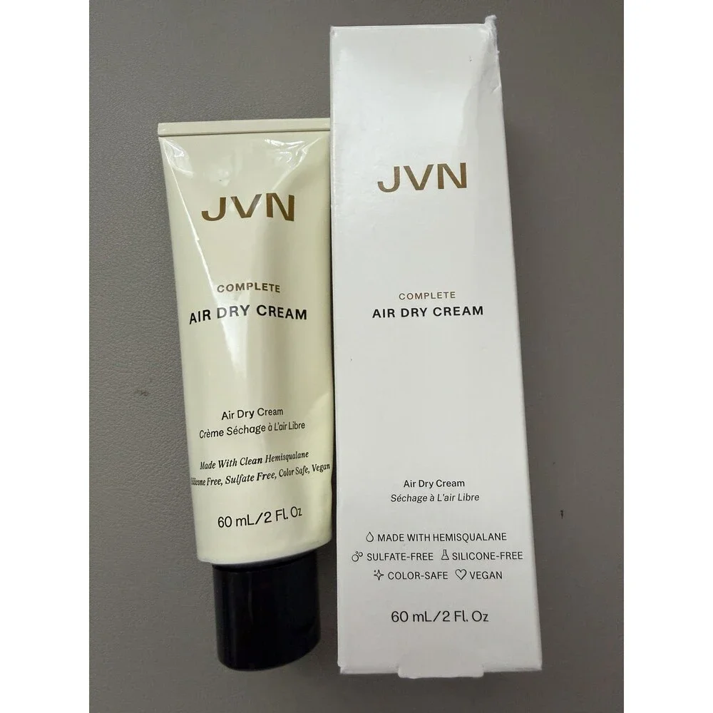 JVN Complete Air Dry Hair Cream Sulfate-Free Vegan 2 fl oz